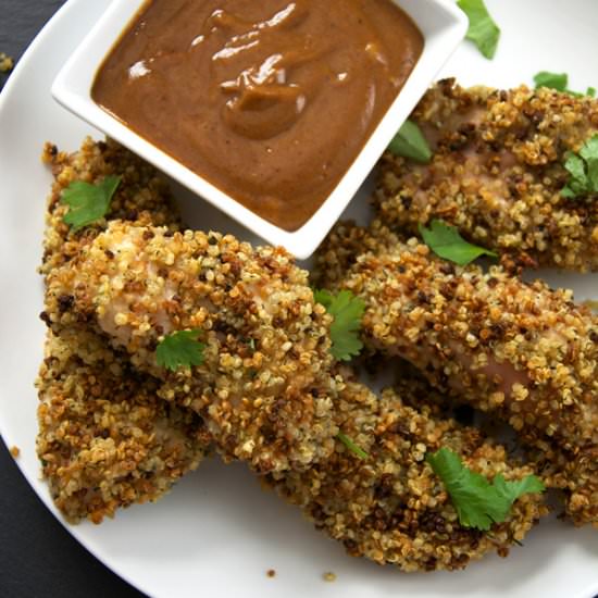 Ranch Quinoa Chicken Fingers
