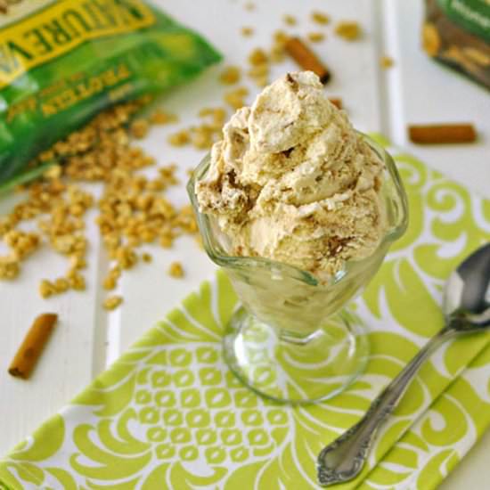 Granola Chocolate Swirl Ice Cream