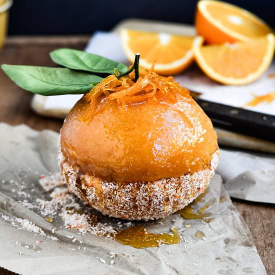 Coconutty Mandarin Syrup cake