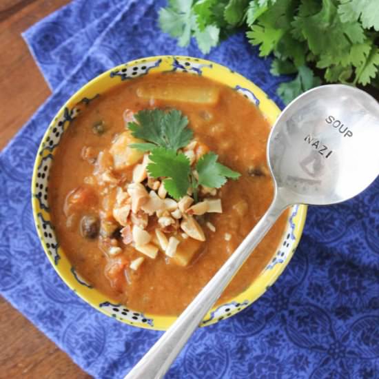 Pumpkin Peanut Stew. Vegan. GF.