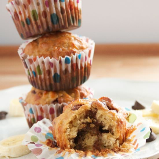 PB Choco Chips Banana Bread
