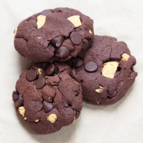 Double Chocolate Fritos Cookies