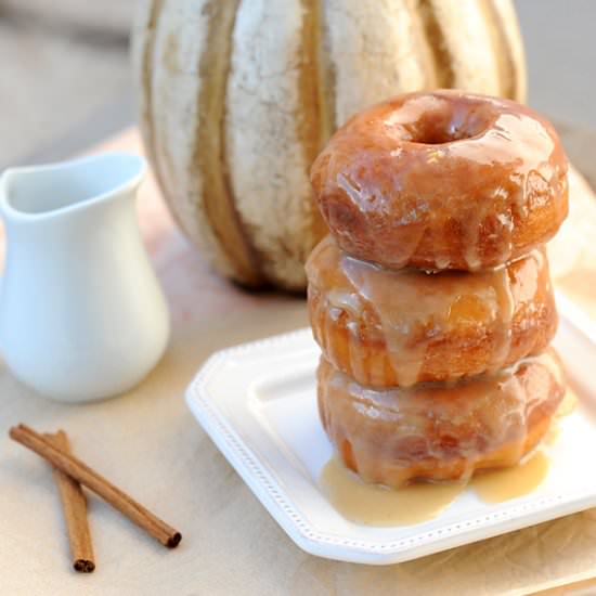 Pumpkin Spice Latte Doughnuts