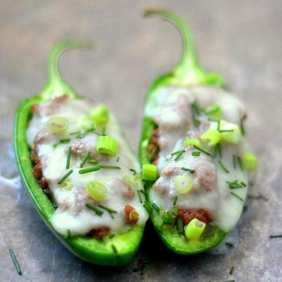 Cheeseburger Jalapeño Poppers