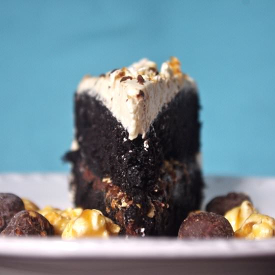 Butterscotch Chocolate Crunch Cake