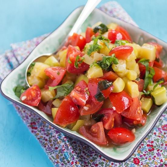 Warm Zucchini Salad