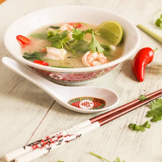 Thai Style Prawn (Shrimp) Soup