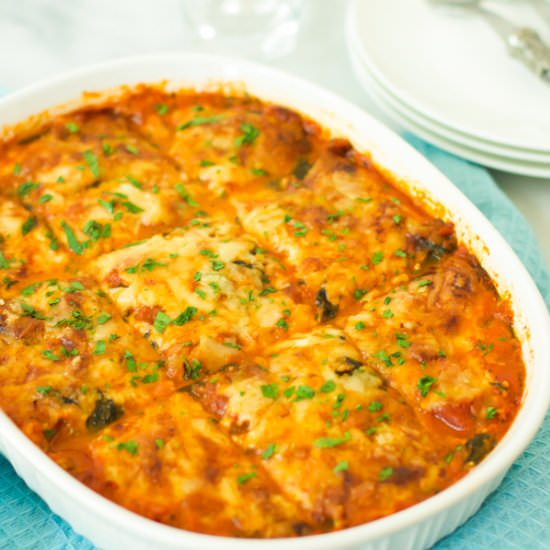Spinach and Zucchini Lasagna
