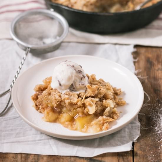 Peach Crumble