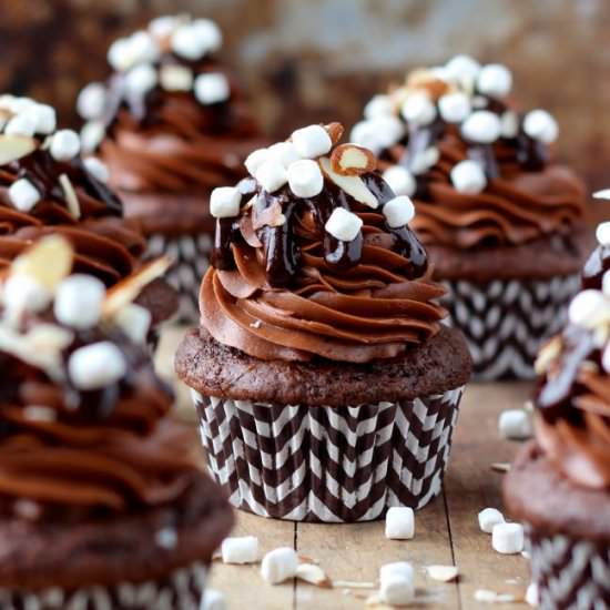 Rocky Road Cupcakes