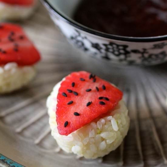 Strawberry Sushi