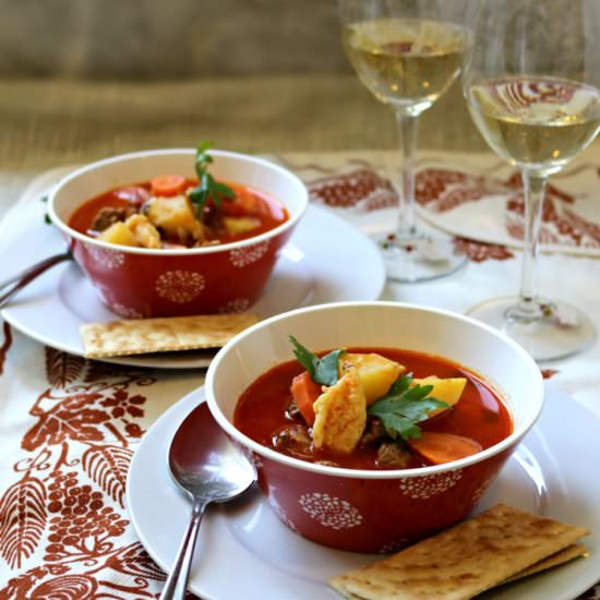 Hungarian Goulash Soup