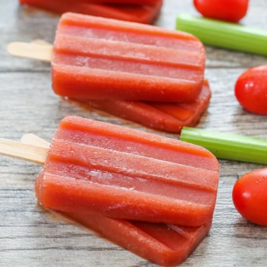 Bloody Mary Ice Pops