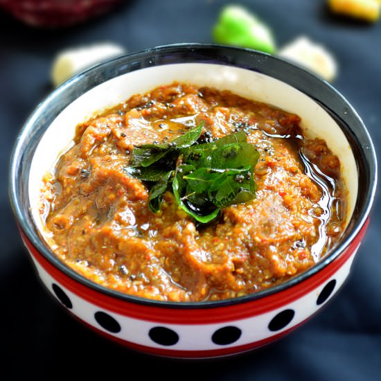 Brinjal Chutney/Dip