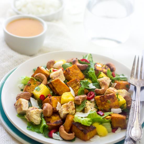Curried Mango Sweet Potato Salad