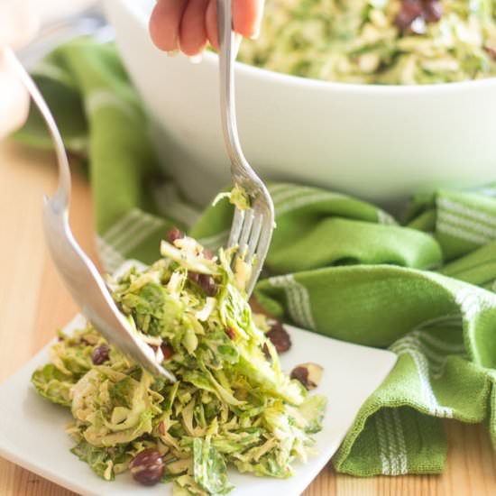 Brussels Sprouts and Smokey Bacon Salad
