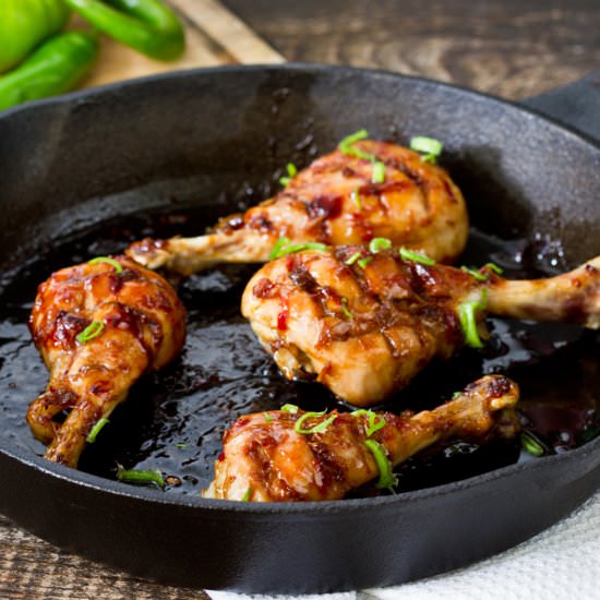 Sticky Chicken Drumsticks