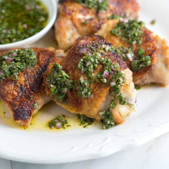 Chimichurri Chicken Thighs