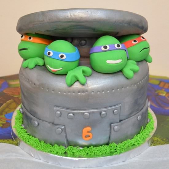 TMNT Birthday Cake