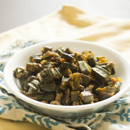 Stir Fried Okra (Bhindi Sabzi)
