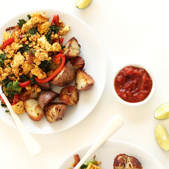 Southwest Tofu Scramble