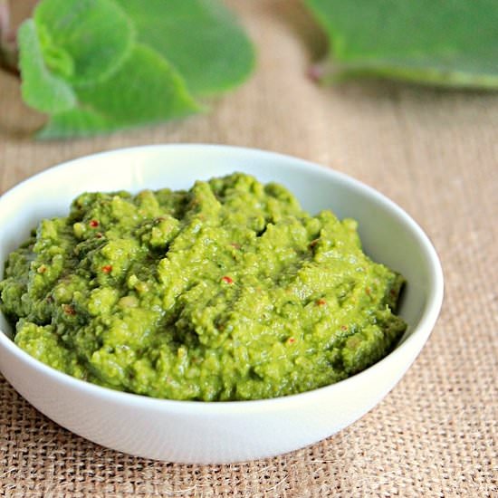 Ajwain Leaves Chutney