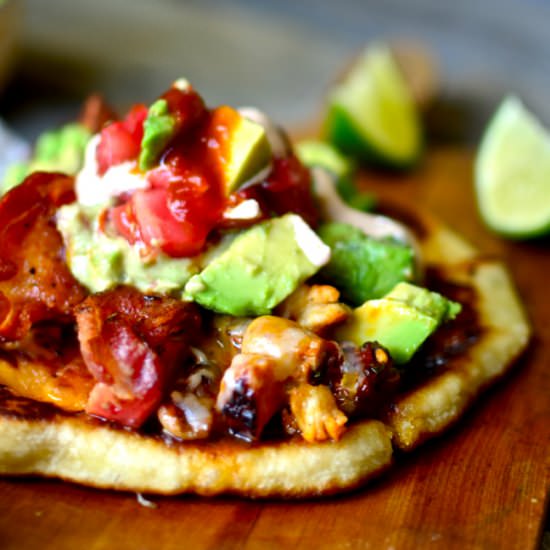 Chipotle Lime Chicken Bacon Tacos