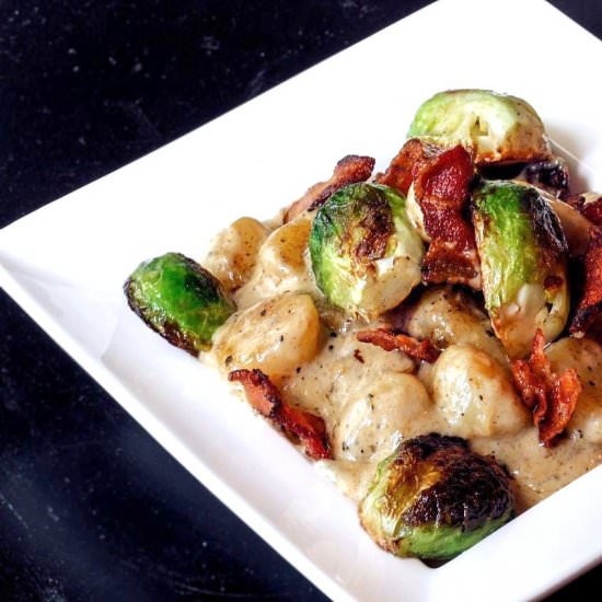 Gnocchi in a Bacon Cream Sauce