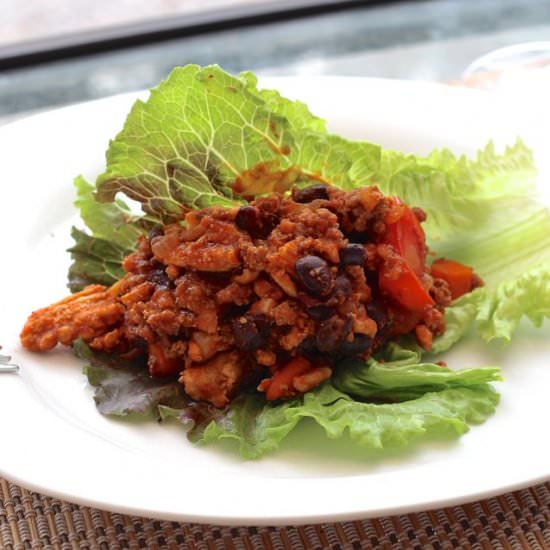 Healthy Sloppy Joe Lettuce Wraps