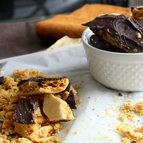 Chocolate Covered Honey Comb Candy