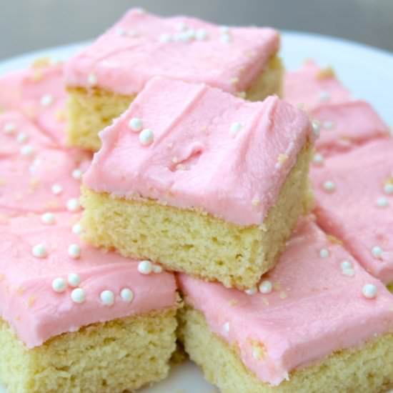 Soft, Frosted Sugar Cookie Bars