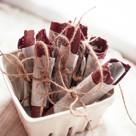 APPLE RHU-BERRY FRUIT LEATHER