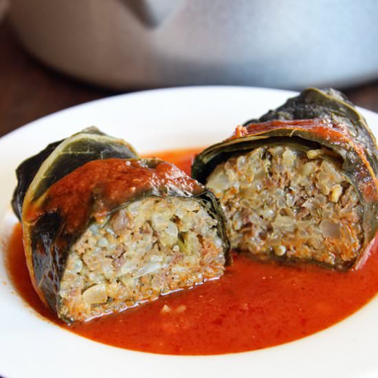 Collard Green Roll Ups