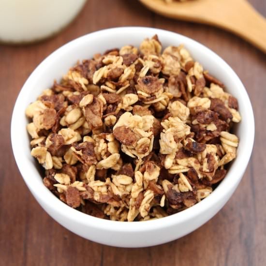 Chocolate Peanut Butter Granola