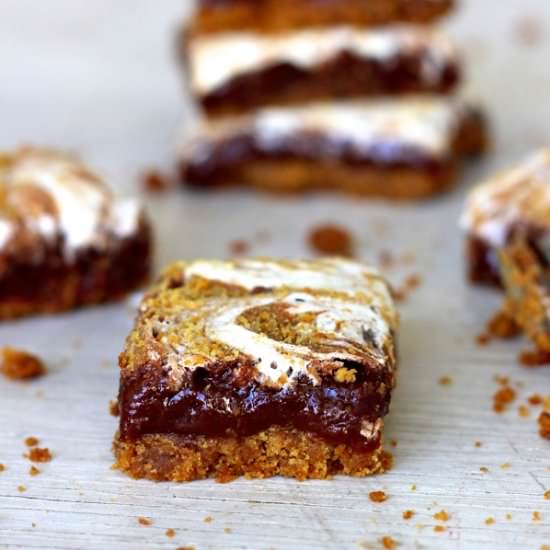 S’mores Fudge Bars