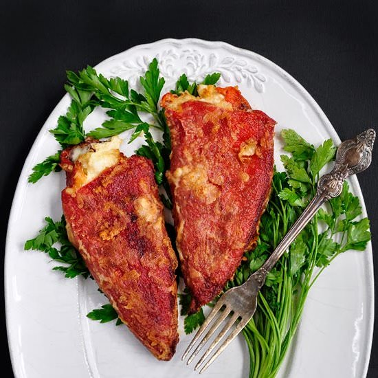 Bulgarian stuffed peppers with Feta