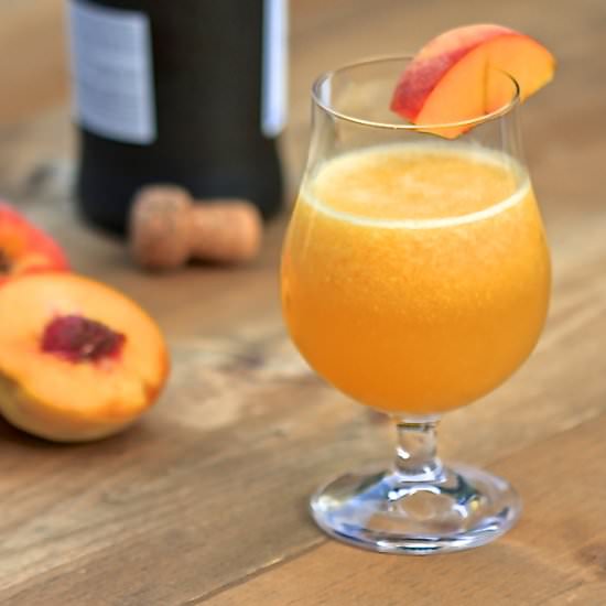 Fresh Peach Bellini
