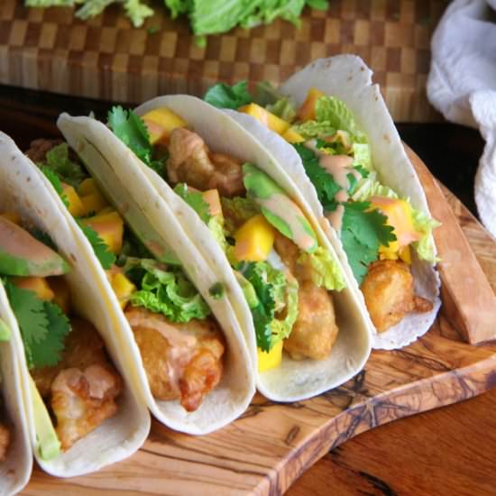 Beer Battered Fish Tacos