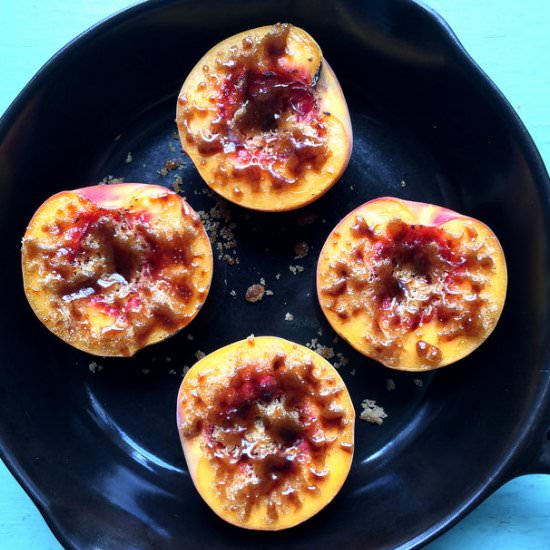 Brûléed Peaches