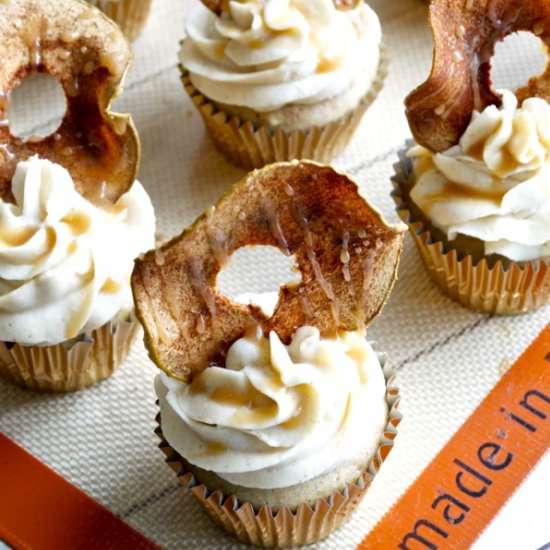Caramel Apple Cupcakes