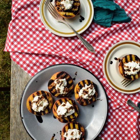 Grilled Peaches