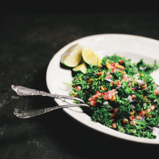 Pomegranate Chaat Salad