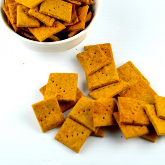 Gluten Free Falafel Crackers