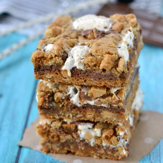 Reese’s Peanut Butter S’mores Bars