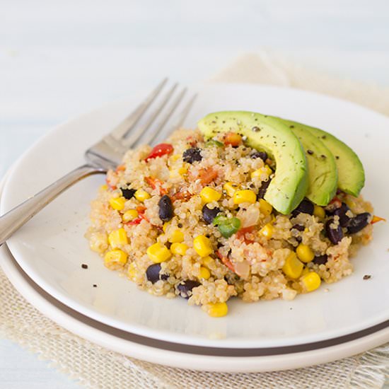 Healthy Southwestern Quinoa