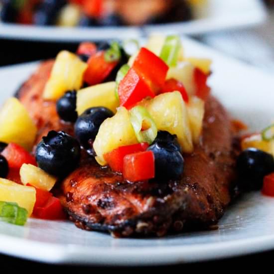 Sweet and Spicy Asian Salmon