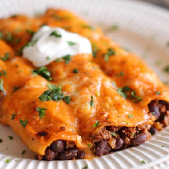 Ground Beef Enchiladas