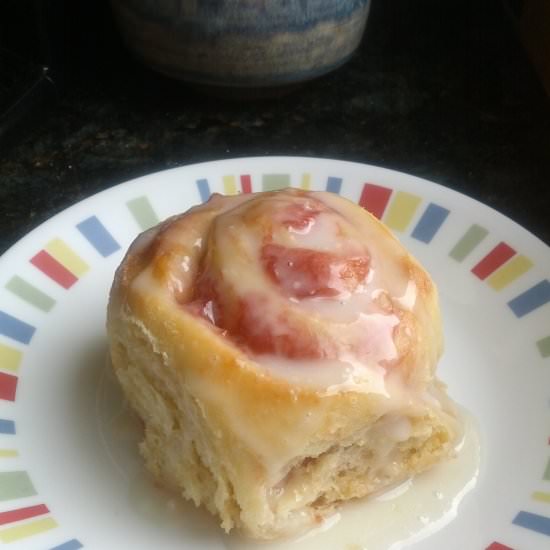 Rhubarb Sweet Rolls