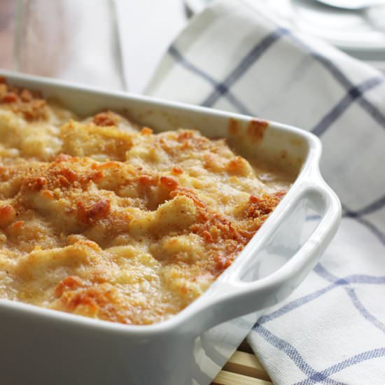 Creamy Cauliflower Au Gratin