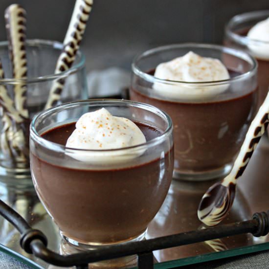 Chocolate Chai Pots de Creme